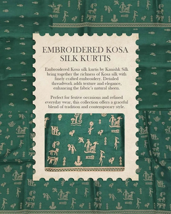 Embroidered Kurtis & Dupatta Set