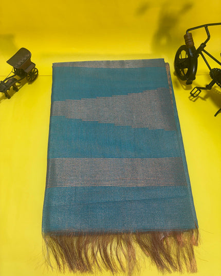 Golden Tissue Tussar Silk Saree with Blouse